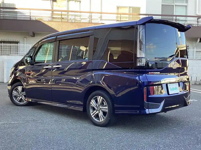 ホンダ ステップワゴン スパーダ eHEV G EXホンダS 大阪府 2021(令3)年 6.2万km 紺 ワンオーナー/純正10インチインターナビ・フルセグTV・CD・/　　　DVD・Bluetooth・HDMI・USB・SD/純正フリップダウンモニター/両側パワースライドドア/純正ドライブレコーダー/ホンダセンシング/スマートキー/バックカメラ/わくわくゲート/ビルトインETC2.0/前席シートヒーター/LEDフォグランプ/LEDオートヘッドライト/電動パーキングブレーキ/電動格納ウインカーミラー/コンフォートビューパッケージ/純正16インチアルミホイール/R4.5.6.7年ディーラー点検記録簿有