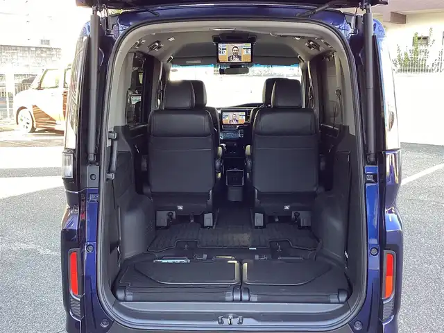 ホンダ ステップワゴン スパーダ eHEV G EXホンダS 大阪府 2021(令3)年 6.2万km 紺 ワンオーナー/純正10インチインターナビ・フルセグTV・CD・/　　　DVD・Bluetooth・HDMI・USB・SD/純正フリップダウンモニター/両側パワースライドドア/純正ドライブレコーダー/ホンダセンシング/スマートキー/バックカメラ/わくわくゲート/ビルトインETC2.0/前席シートヒーター/LEDフォグランプ/LEDオートヘッドライト/電動パーキングブレーキ/電動格納ウインカーミラー/コンフォートビューパッケージ/純正16インチアルミホイール/R4.5.6.7年ディーラー点検記録簿有