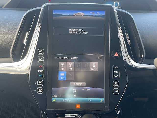 トヨタ プリウス A プレミアム 静岡県 2019(令1)年 3.7万km シルバーM ●11.6インチ純正ディスプレイオーディオ(ナビ付き)/(フルセグ/Bluetooth/iPod/AUX//AppleCarPlay/AndroidAuto)/●本革レザーシート/●運転席パワーシート/●前席シートヒーター＆エアシート/●バックカメラ/●レーダークルーズコントロール/●パーキングアシスト/●ブラインドスポットモニター/●プリクラッシュセーフティ/●レーンキープアシスト/●前後クリアランスソナー/●LEDヘッドライト＆フォグランプ/●オートライト/●オートマチックハイビーム/●革巻きステアリング/●ステアリングスイッチ/●ETC2.0/●前方ドライブレコーダー/●ヘッドアップディスプレイ/●自動防眩ミラー/●電動格納ウィンカーミラー/●JBLプレミアムサウンドシステム/●スマートキー/●プッシュスタート/●ドアバイザー/●純正フロアマット/●純正15インチアルミホイール/●純正ホイールカバー/●ダブル＋サイドSRS＋ABS