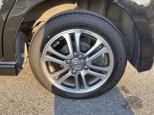 ホンダ Ｎ ＢＯＸ カスタム G Lパッケージ 奈良県 2015(平27)年 9.4万km スマートブラック 純正メモリーナビ(フルセグ・DVD・BT)/バックドア/片側パワースライドドア/プッシュスタート/スマートキー2個/ETC/純正14インチアルミ/フロアマット/ドアバイザー