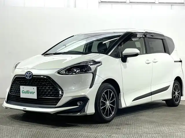 トヨタ シエンタ ハイブリッド G クエロ 大阪府 2020(令2)年 5万km ホワイトパールクリスタルシャイン モデリスタエアロ 純正ナビ(フルセグ/DVD再生/Bluetooth) 衝突軽減 両側パワースライドドア バックカメラ ETC クルコン ハーフレザー トヨタセーフティセンス ドラレコ スマートキー