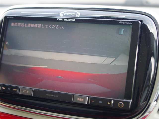 フィアット ５００ 埼玉県 2018(平30)年 1.9万km 赤 ガラスルーフ/バックカメラ/Carrozzeriaナビ/パークセンサー/革巻きステアリング/CD/DVD再生可/フルセグTV/Bluetooth/ETC/ドラレコ/横滑り防止装置/キーレスエントリー/純正フロアマット/純正15インチAW