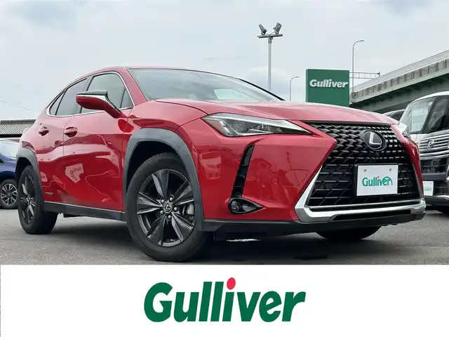 レクサス ＵＸ 250h バージョンC 愛知県 2019(令1)年 4.3万km マダーレッド メーカーナビ（AM/FM/フルセグ/BT/CD/DVD）/サンルーフ/ハーフレザーシート/D/N席シートヒーター・クーラー/D/N席パワーシート/D席シートメモリー/レクサスセーフティシステム/・プリクラッシュセーフティ/・レーンキープアシスト/・ブラインドスポットモニター/・レーダークルーズコントロール/アラウンドビューモニター/LEDヘッドライト/純正１７インチアルミ
