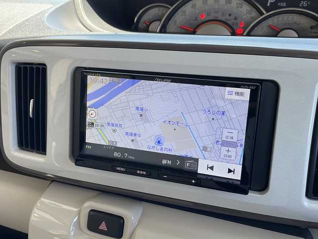 ダイハツ ムーヴ キャンバス G メイクアップ リミテッド　SAⅢ 愛知県 2021(令3)年 3.8万km パールホワイトⅢ/ナチュラルベージュマイカメタリック 2トーン 衝突被害軽減ブレーキ/社外7インチSD（ナビあり）/全方位カメラ/両側パワースライドドア/シートヒーター/CD/Bluetooth/バックカメラ/コーナーセンサー/LEDヘッドライト/オートマチックハイビーム/ETC/ステアリングスイッチ/スマートキー/プッシュスタート
