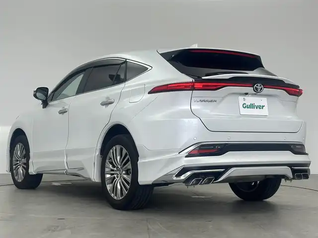 トヨタ ハリアー Z レザーパッケージ 愛知県 2024(令6)年 3.2万km プラチナホワイトパールマイカ モデリスタエアロパーツ/（フロント、サイド、リア）/JBLサウンド/トヨタセーフティーセンサー/プリクラッシュセーフティー/純正ナビ/全方位カメラ/ブラインドスポットモニター/クルーズコントロール/レザーシート/パワーシート/シートヒーター/エアシート/フルセグTV/テレビキャンセラー/ステアリングヒーター/メモリシート/デジタルインナーミラー/電動リアゲード/オートライト/オートマチックハイビーム/オートホールド/コーナーセンサー/ドライブレコーダー