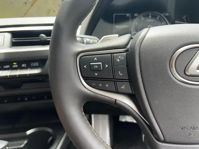 レクサス ＵＸ 200 バージョンC 滋賀県 2022(令4)年 4.8万km ソニックチタニウム 禁煙車/純正メモリナビ/（DVD/CD/FM/AM/Bluetooth/フルセグテレビ）/全周囲カメラ/衝突軽減ブレーキ/レーンキープアシスト/クルーズコントロール/パドルシフト/ハンドルヒーター/革巻きステアリング/ステアリングリモコン/メモリシート（D席+N席）/パワーシート（D席+N席）/シートヒーター（D席+N席）/コーナーセンサー/LEDヘッドライト/オートライト/ETC/ドライブレコーダー/オートエアコン/スマートキー/プッシュスタート/12V電源/盗難防止装置/USBジャック/純正17インチアルミホイール/純正フロアマット