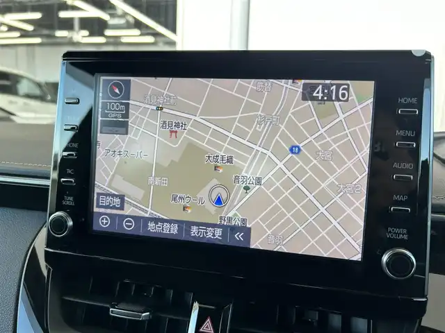 トヨタ カローラツーリング ハイブリッド ダブルバイビー 愛知県 2020(令2)年 3.3万km スパークリングブラックパールクリスタルシャイン 純正9型DA(フルセグ、Bluetooth）/BSM/ETC/Bカメラ/ACC/シートヒーター（D+N)/ステアリングヒーター/電子パーキング/オートホールド/LEDヘッドライト/衝突軽減ブレーキ/レーンキープアシスト/オートハイビーム/オートライト/ドラレコ前方/純正フロアマット/純正17インチAW/コーナーセンサー/ハーフレザーシート/Pスタート/横滑り防止装置