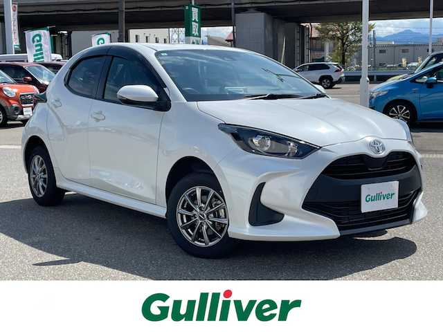 トヨタ ヤリス G 石川県 2023(令5)年 1.9万km プラチナホワイトパールマイカ 4WD/純正ディスプレイオーディオ/ナビ/バックカメラ/LEDヘッドライト/ETC/ドライブレコーダー/トヨタセーフティセンス/レーダークルーズ/スマートキー/プッシュスタート/電動ミラー/オートライト
