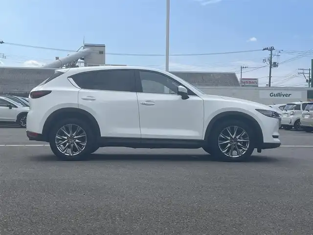 マツダ ＣＸ－５ XD エクスクルーシブモード 山形県 2021(令3)年 6.6万km スノーフレイクホワイトパールマイカ 4WD/サンルーフ/BOSEサウンドシステム/純正SDナビ/　　【BT フルセグ USB】/全周囲カメラ/電動リアゲート/レーダークルーズコントロール/LEDオートヘッドライト/レザーシート/パワーシート/シートエアコン/シートヒーター/ドライブレコーダー/アイドリングストップ/コーナーセンサー/ステアリングスイッチ/ステアリングヒーター/パドルシフト/電動格納ウィンカーミラー/フォグランプ/スマートキー×2/ETC