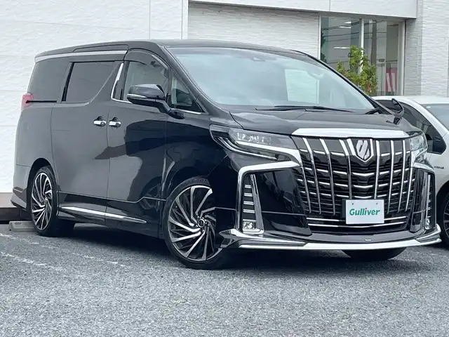 トヨタ アルファード S Aパッケージ 千葉県 2019(平31)年 5.4万km ブラック モデリスタエアロ ２０インチAW ９型ナビＮＳＺＴ－Ｙ６８Ｔ　バックカメラ　両側パワースライドドア　フリップダウンモニター　ＥＴＣ ドラレコ フルセグ デジタルミラー LEDライト レーダー
