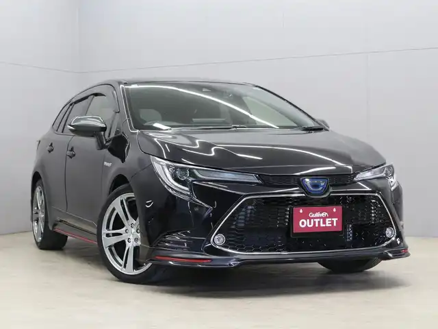 トヨタ カローラツーリング ハイブリッド ダブルバイビー 三重県 2020(令2)年 3.7万km スパークリングブラックパールクリスタルシャイン TRDフロントスポイラー/TRDサイドスカート/TRDリヤサイドスポイラー/TRDサイドガーニッシュ/純正リヤスポイラー/BRIDGESTONE SUVENCER AW5s 18インチアルミホイール/セーフティセンス/9インチディスプレイオーディオ/・地デジTV/・DVD/CD/・Bluetooth/バックカメラ/全車速追従機能付レーダークルーズコントロール/レーンとレーシングアラート/ブラインドスポットモニター/リアクロストラフィックオートブレーキ/ブラック合皮/ブラウンステッチ入レザテック(スポーツファブリック)コンビスポーツシート/シートヒーター(前席)/ステアリングヒーター/充電用USB端子/コムテックドライブレコーダー(DC-DR412)/ビルトインETC/丸型1灯式LEDヘッドランプ/LEDデイライト/・オートライト/オートマチックハイビーム/プッシュエンジンスタート/スマートキー
