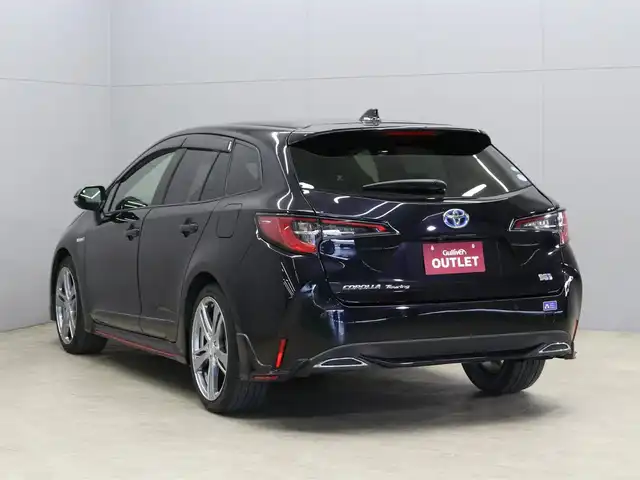 トヨタ カローラツーリング ハイブリッド ダブルバイビー 三重県 2020(令2)年 3.7万km スパークリングブラックパールクリスタルシャイン TRDフロントスポイラー/TRDサイドスカート/TRDリヤサイドスポイラー/TRDサイドガーニッシュ/純正リヤスポイラー/BRIDGESTONE SUVENCER AW5s 18インチアルミホイール/セーフティセンス/9インチディスプレイオーディオ/・地デジTV/・DVD/CD/・Bluetooth/バックカメラ/全車速追従機能付レーダークルーズコントロール/レーンとレーシングアラート/ブラインドスポットモニター/リアクロストラフィックオートブレーキ/ブラック合皮/ブラウンステッチ入レザテック(スポーツファブリック)コンビスポーツシート/シートヒーター(前席)/ステアリングヒーター/充電用USB端子/コムテックドライブレコーダー(DC-DR412)/ビルトインETC/丸型1灯式LEDヘッドランプ/LEDデイライト/・オートライト/オートマチックハイビーム/プッシュエンジンスタート/スマートキー
