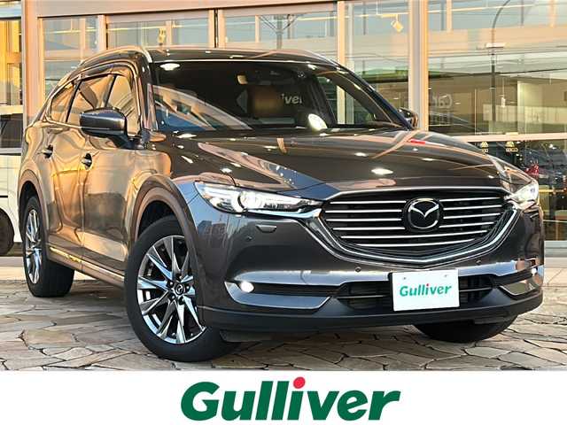 マツダ ＣＸ－８ XD Lパッケージ 静岡県 2018(平30)年 4.8万km マシーングレープレミアムM 純正SDナビ/・CD/・DVD/・フルセグＴＶ/・Bluetooth/・USB/・AM/・FM/主要装備/・後席モニター/・BOSEプレミアムサウンド/・衝突軽減/・レーンキープ/・追従クルコン/・コーナーセンサー前後/・全方位カメラ/・BSM/・ヘッドアップディスプレイ/・ETC/・ドラレコ前/・レザーシート/・シートヒーター全席/・エアシートD/N席/・ハンドルヒーター/・電動リアゲート/・電動パーキングブレーキ/・オートホールド/・LEDヘッドライト/・オートハイビーム