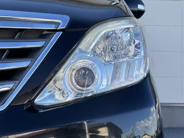 トヨタ アルファード 240G 茨城県 2014(平26)年 10.4万km ブラック 社外ナビ/(FM/AM/CD/DVD/TV/Bluetooth)/バックカメラ/フリップダウンモニター/クルーズコントロール/パワーシート(D/N席)/ETC/オットマン(N席/2列目)/両側パワースライドドア/純正フロアマット/純正AW