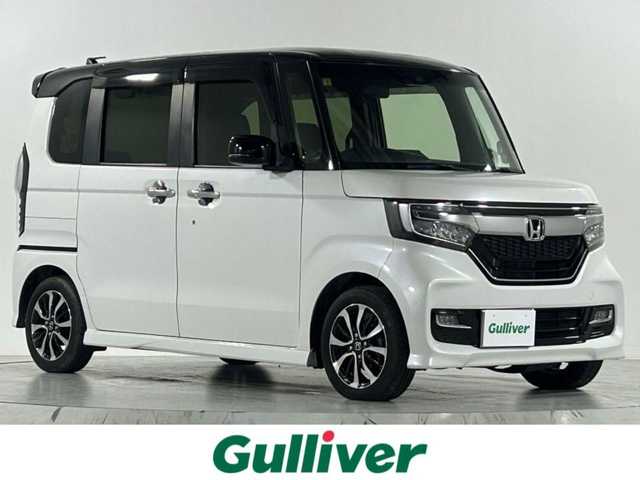 ホンダ Ｎ ＢＯＸ カスタム G L ホンダセンシング 佐賀県 2019(平31)年 8.1万km パールⅡ 純正８型ナビ/（フルセTV/CD/DVD/Bluetooth/AM/FM/USB/SD）/衝突軽減システム　/バックカメラ/レーダークルーズコントロール/レーンキープアシスト/コーナーセンサー/両側パワースライドドア/アルミホイール/ＬＥＤヘッドライト/オートライト/オートハイビーム/純正フロアマット/スマートキー/スペアキー×１/盗難防止装置/横滑り防止装置/ステアリングリモコン/ハンズフリー
