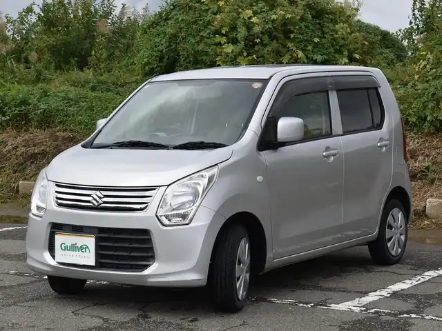 スズキ ワゴンＲ FX 福岡県 2013(平25)年 7.7万km スペリアホワイト/シルキーシルバーメタリック 純正CD/キーレスエントリー/アイドリングストップ