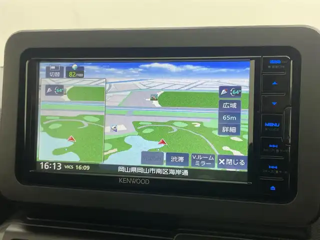 ダイハツ タフト G クロムベンチャー 岡山県 2022(令4)年 0.6万km シャイニングホワイトパール ガラスルーフ/社外ナビ(MDV-D309BTW)/(Bluetooth/CD/USB/iPod/AUX/ワンセグTV)/バックカメラ/シートヒーター/コーナーセンサー(前後)/LEDヘッドライト/ルーフレール/オートハイビーム/アイドリングストップ/オートブレーキホールド/レーンキープアシスト/純正アルミホイール/社外フロアマット/スマートキー(1本)/新車保証書/取扱説明書