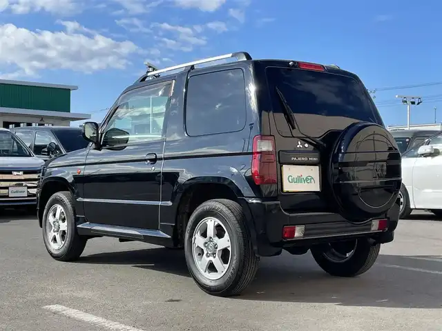 三菱 パジェロ ミニ VR－S 東京都 2007(平19)年 5.3万km 黒 社外ナビ/フルセグTV/バックカメラ/Bluetooth/FM/AM/iPod/純正フロアマット/ETC/専用レカロシート/純正サイドバイザー/革巻きステアリング/ルーフレール