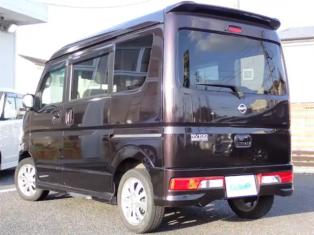 日産 ＮＶ１００クリッパー リオ G 千葉県 2018(平30)年 12.3万km ムーンライトバイオレット 純正ナビゲーション/・CD/DVD/AM/FM/フルセグTV/バックカメラ/ETC車載器/両側パワースライドドア/プッシュスタート/スマートキー2本/オートライト（HID）/フォグライト/ターボ付き/運転支援機能/・インテリジェントエマージェンシーブレーキ/・踏み間違い衝突防止アシスト/ステアリングスイッチ/純正14インチAW/純正フロアマット/ドアバイザー/取扱説明書/保証書/ナビ取扱説明書