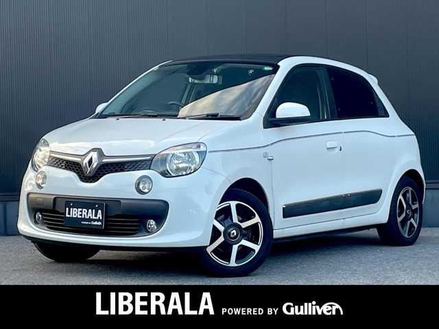 ルノー トゥインゴ インテンス キャンバストップ 栃木県 2017(平29)年 6.1万km 白 キャンバズトップ/クルーズコントロール/純正オーディオ/(CD/AUX/USB)/MTモード付AT/LEDヘッドライト/オートライト/フォグランプ/革巻きステアリング/リモコンキー/スペアキー/フロアマット/純正アルミ15インチ