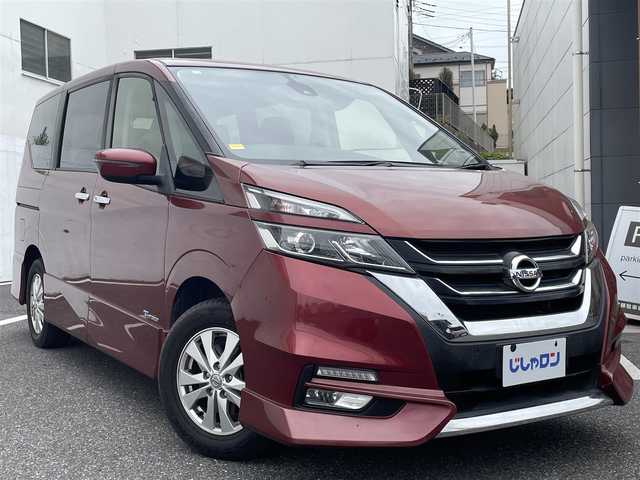 日産 セレナ ハイウェイスター プロパイロットED 千葉県 2016(平28)年 12万km マルーンレッド (株)IDOMが運営する【じしゃロン八千代店】の自社ローン専用車両になります。/こちらは現金またはオートローンご利用時の価格です。自社ローンご希望の方は別途その旨お申付け下さい/両側パワースライドドア/フルセグTV/プロパイロット