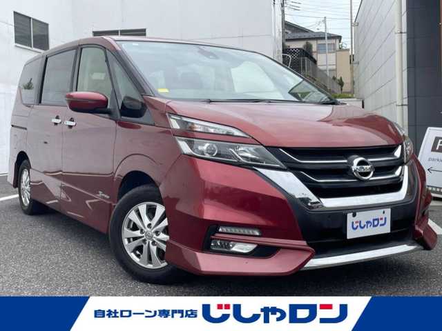 日産 セレナ ハイウェイスター プロパイロットED 千葉県 2016(平28)年 12万km マルーンレッド (株)IDOMが運営する【じしゃロン八千代店】の自社ローン専用車両になります。/こちらは現金またはオートローンご利用時の価格です。自社ローンご希望の方は別途その旨お申付け下さい/両側パワースライドドア/フルセグTV/プロパイロット