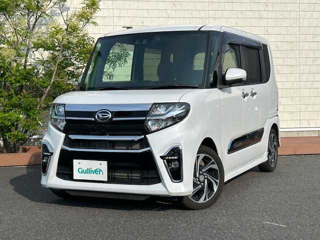 ダイハツ タント カスタム RS スタイルセレクション 茨城県 2021(令3)年 4.7万km シャイニングホワイトパール 純正ＳＤナビ　/-BT/フルセグTV/CD/SD/iPod/両側パワースライドドア　/ＥＴＣ　/クルーズコントロール追尾あり　/ドライブレコーダー　/シートヒータ　/-運転席＆助手席/バックカメラ　/コーナーセンサー前後 /LEDライト /アイドリングストップ /純正15インチアルミホイール/パワーウィンドウ/パワーステアリング/プッシュスタート/スペアキー1本