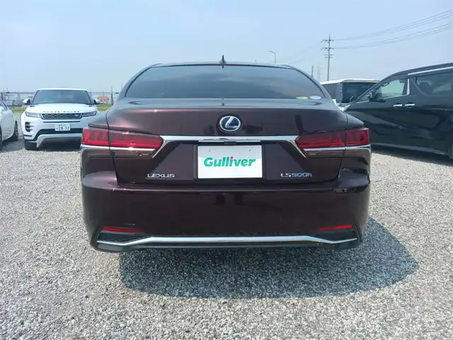 レクサス ＬＳ 500h エグゼクティブ 愛知県 2018(平30)年 4.3万km ソニックアゲート 純正12.3型ナビ/フルセグTV/バックモニター/ビルトインETC2.0/レーダークルーズコントロール/クリアランスソナー/セーフティシステムプラスA/・プリクラッシュセーフティシステム/・フロントクロストラフィックアラート/・レーントレーシングアシスト/・レーンチェンジアシスト/・ドライバー異常時停車支援システム/・アダプティブハイビームシステム/・ロードサインアシスト/・先行車発進告知機能/LEDヘッドランプ/デュアルオートエアコン/本木製/革巻きコンビステアリング/ステアリングヒーター/パドルシフト/L-ANILINE革シート/全席パワーシート/全席シートヒーター/ベンチレーション/純正OP20インチアルミホイール/スマートエントリー/スタートシステム/マークレビンソン3Dサウンドシステム/禁煙車