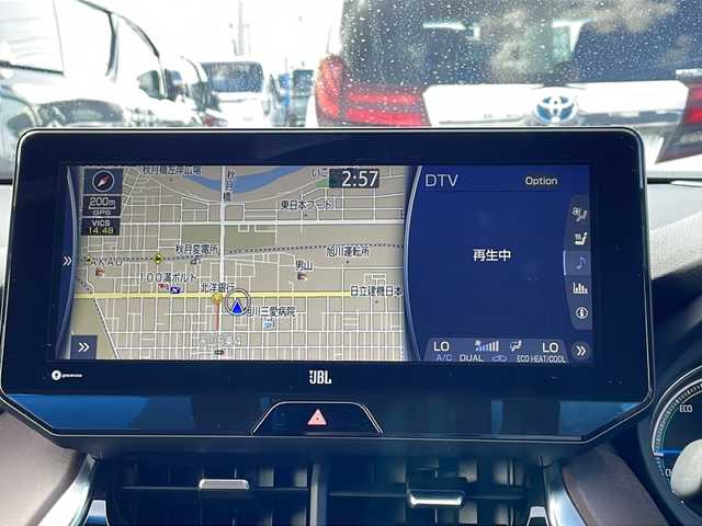 トヨタ ハリアー ハイブリッド Z レザーパッケージ 道北・旭川 2020(令2)年 2.5万km ブラック ・JBLプレミアムサウンド/・ワンオーナー/・禁煙車/・純正ナビ/・セーフティセンス/　プリクラッシュセーフティ/　レーントレーシングアシスト/　レーダークルーズコントロール/　ロードサインアシスト/　オートマチックハイビーム/　パーキングサポートブレーキ/　デジタルインナーミラー/・ハンズフリーパワーバックドア/・レザーシート/・ハンドルヒーター/・純正前後ドライブレコーダー/・ビルトインETC2.0/・BSM/・横滑り防止/・オートライト/・ミラーヒーター/・前席シートヒーター/・前席エアシート/・前席パワーシート/・革巻きステアリング/・ステアリングリモコン/・取説/保証書/・純正フロアマット/・ドアバイザー