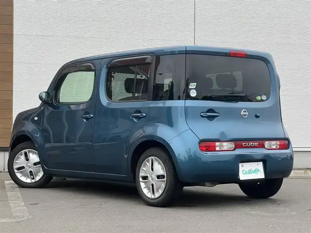 日産 キューブ 15X Vセレクション 秋田県 2016(平28)年 5.8万km スオミブルー 純正メモリナビ/フルセグ/バックカメラ/スマートキー/アイドリングストップ/プッシュスタート/ステアリングスイッチ/ETC/純正ドアバイザー/オートライト/オートエアコン/パワーステアリング/パワーウィンドウ/横滑り防止/盗難防止装置/電動格納ミラー/キーレスエントリー