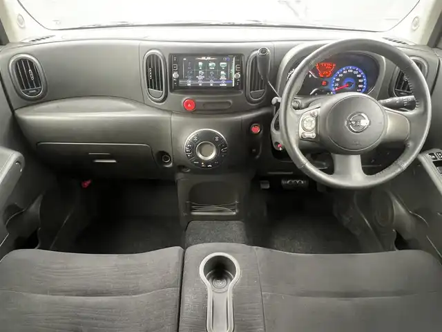 日産 キューブ 15X Vセレクション 秋田県 2016(平28)年 5.8万km スオミブルー 純正メモリナビ/フルセグ/バックカメラ/スマートキー/アイドリングストップ/プッシュスタート/ステアリングスイッチ/ETC/純正ドアバイザー/オートライト/オートエアコン/パワーステアリング/パワーウィンドウ/横滑り防止/盗難防止装置/電動格納ミラー/キーレスエントリー