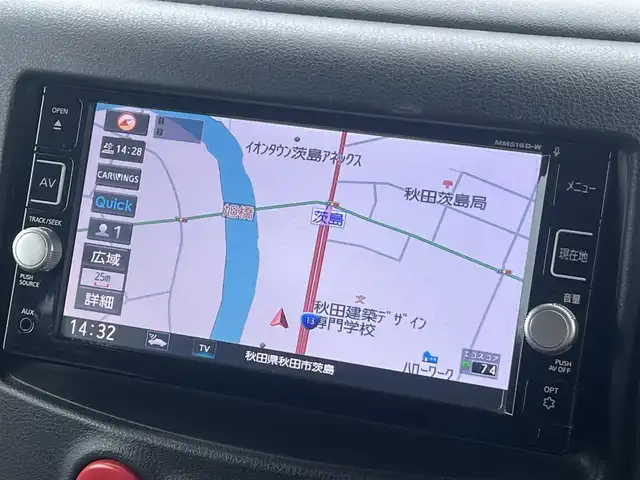 日産 キューブ 15X Vセレクション 秋田県 2016(平28)年 5.8万km スオミブルー 純正メモリナビ/フルセグ/バックカメラ/スマートキー/アイドリングストップ/プッシュスタート/ステアリングスイッチ/ETC/純正ドアバイザー/オートライト/オートエアコン/パワーステアリング/パワーウィンドウ/横滑り防止/盗難防止装置/電動格納ミラー/キーレスエントリー