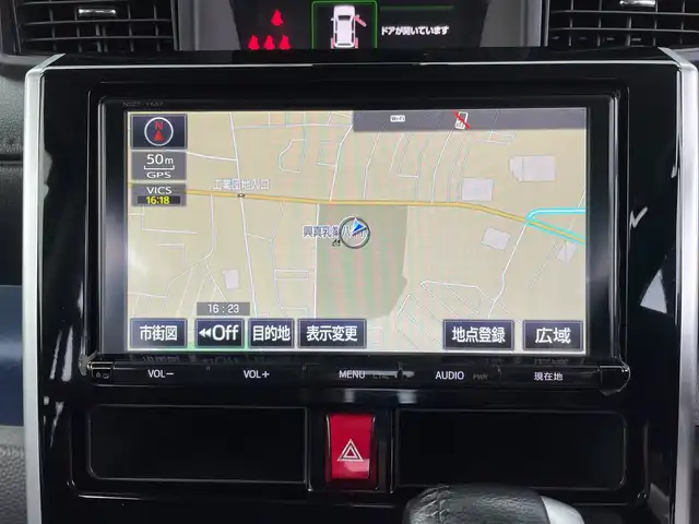トヨタ タンク カスタムG－T 千葉県 2017(平29)年 4.2万km レーザーブルークリスタルシャイン 純正9インチナビ/(フルセグTV/BT/CD/DVD/FM/AM)/バックカメラ/衝突被害軽減システム/車線逸脱警報/クルーズコントロール/両側パワースライドドア/横滑り防止装置/ビルトインETC2.0/アイドリングストップ/LEDヘッドライト/フォグランプ/オートライト/ウィンカーミラー/電動格納ミラー/純正15インチAW/前席シートヒーター/シートリフター/プッシュスタート/スマートキー/フロアマット/取扱説明書