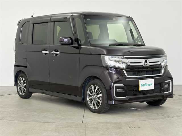 ホンダ Ｎ ＢＯＸ カスタム L 愛知県 2020(令2)年 2.1万km プレミアムベルベットパープル・パール 純正7インチナビ/バックカメラ/Bluetooth/ホンダセンシング/衝突被害軽減システム/クルーズコントロール/コーナーセンサー/横滑り防止装置/レーンキープアシスト/オートライト/オートマチックハイビーム/LEDヘッドライト/LEDフォグランプ/片側パワースライドドア/シートヒーター/ETC/純正AW/純正フロアマット/プッシュスタート/スマートキー