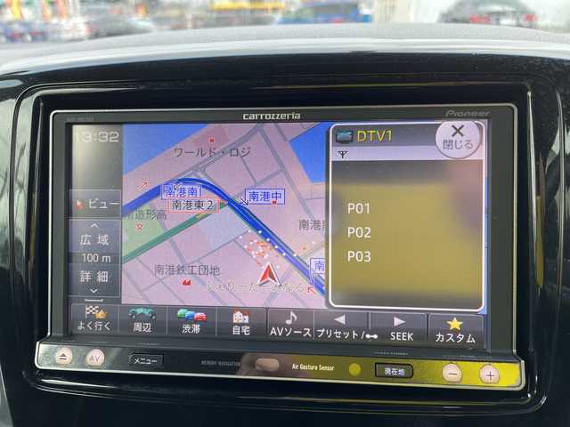 スズキ スペーシア カスタム XS 石川県 2013(平25)年 6.8万km パール 社外メモリーナビ　フルセグＴＶ　バックカメラ　ＨＩＤヘッドライト　ＥＴＣ　パワースライドドア　スマートキー　プッシュスタート　電動ミラー　ベンチシート