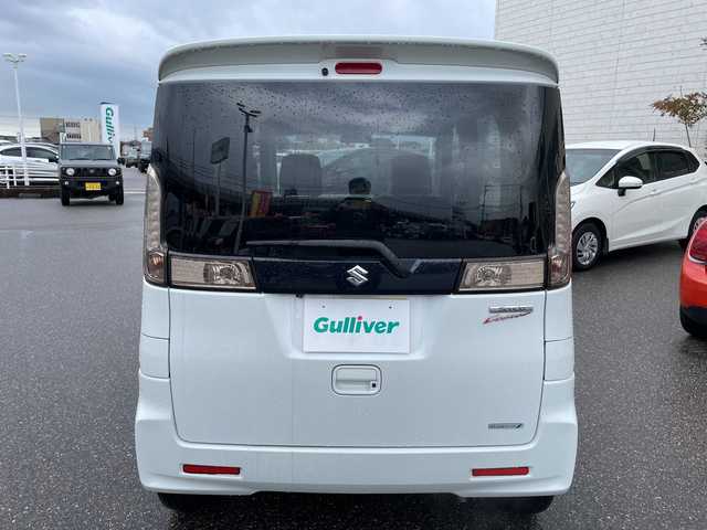 スズキ スペーシア カスタム XS 石川県 2013(平25)年 6.8万km パール 社外メモリーナビ　フルセグＴＶ　バックカメラ　ＨＩＤヘッドライト　ＥＴＣ　パワースライドドア　スマートキー　プッシュスタート　電動ミラー　ベンチシート