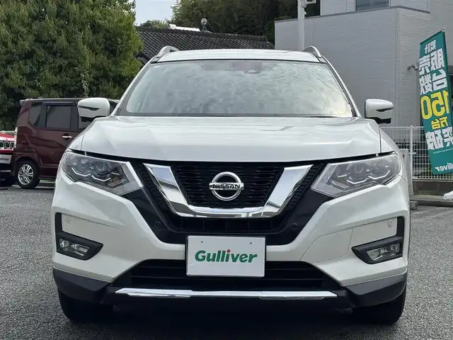 日産 エクストレイル ハイブリッド 20Xi 熊本県 2018(平30)年 3.9万km ブリリアントホワイトパール ワンオーナー/ルーフレール/純正SDナビ/【フルセグTV/CD/DVD】/バックカメラ/アラウンドビューモニター/デジタルインナーミラー/プロパイロットシステム/衝突被害軽減システム/レーダークルーズコントロール/ダウンヒルアシストコントロール/車両接近通報装置/コーナーセンサー/合皮シート/ISOFIX/電動リアゲート/純正17インチアルミホイール/オートLEDライト/オートマチックハイビーム/ビルトインETC/横滑り防止装置/盗難防止装置/純正フロアマット/プッシュスタート/スマートキー/スペアキー/取扱説明書/保証書