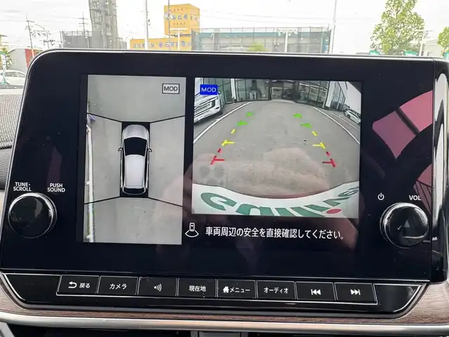 日産 オーラ G レザーエディション 愛媛県 2022(令4)年 1.9万km ガーネットレッド/スーパーブラック 2トーン 純正ナビ（フルセグTV/Bluetooth/AM/FM)/アラウンドビューモニター/ETC2.0/クルーズコントロール/AAC/ドライブレコーダー/コーナーセンサー/横滑り防止装置/レーンキープアシスト/オートライト/オートマチックハイビーム