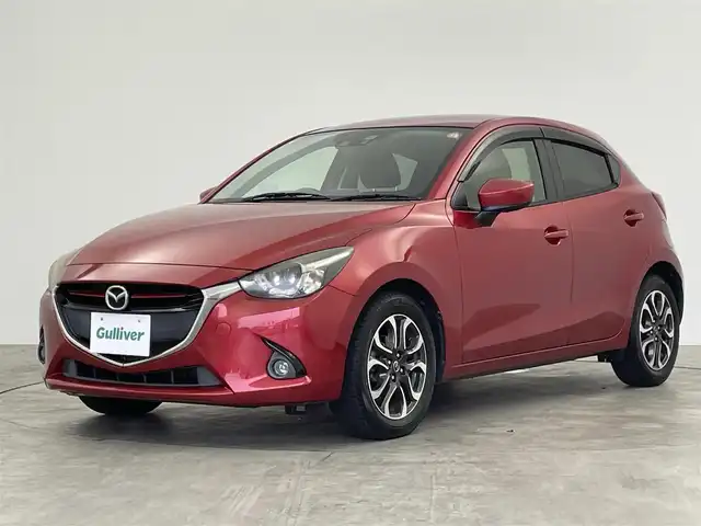 マツダ デミオ XD ツーリング 群馬県 2015(平27)年 5.5万km ソウルレッドプレミアムメタリック 純正ナビ　バックカメラ　ＥＴＣ　ＢＳＭ　リアトラフィックアラート　オートマチックハイビーム　車線逸脱警報システム　夏タイヤ＋ＡＷ積み込み　横滑り防止　スマートキー　プッシュスタート　　禁煙車