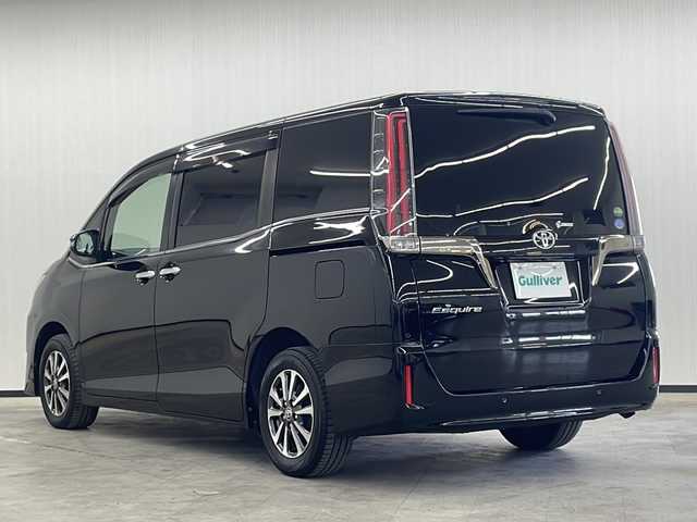 トヨタ エスクァイア Gi プレミアムパッケージ ブラックテーラード 長崎県 2019(令1)年 7.4万km 黒 社外11インチナビ（アルパイン　EX11Z）/両側パワースライドドア/バックカメラ/フルセグTV/Bluetooth/ドライブレコーダー/ETC/LEDヘッドランプ/衝突軽減システム/コーナーセンサー/レーンキープアシスト/ステアリングヒーター/オートライト/オートハイビーム/ハーフレザーシート/シートヒーター/純正フロアマット/スマートキー/USBポート×２/取扱説明書