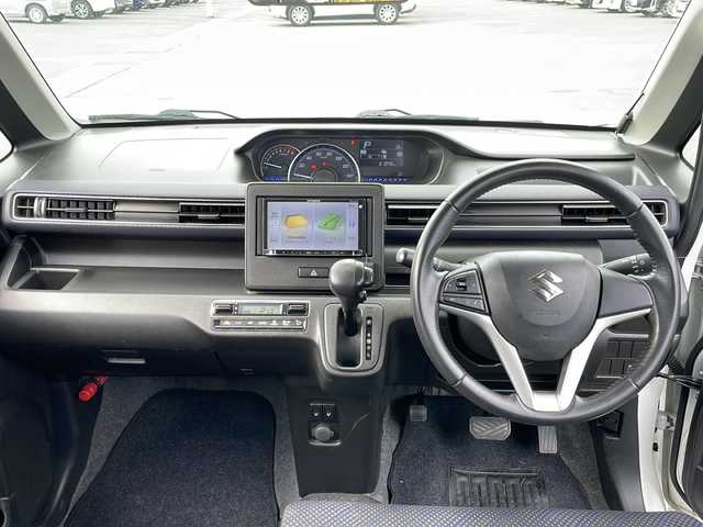 スズキ ワゴンＲ HYBRID FZ 岩手県 2018(平30)年 8.1万km ピュアホワイトP 社外SDナビ/AM/FM/CD/DVD/Bluetooth/ワンセグTV/フロント/サイド/バックカメラ/衝突被害軽減ブレーキ/横滑り防止装置/アイドリングストップ/オートライト/オートハイビーム/LEDヘッドライト/フォグランプ/スマートキー/プッシュスタート/電動格納ミラー/純正14インチAW/純正ドアバイザー/取扱説明書