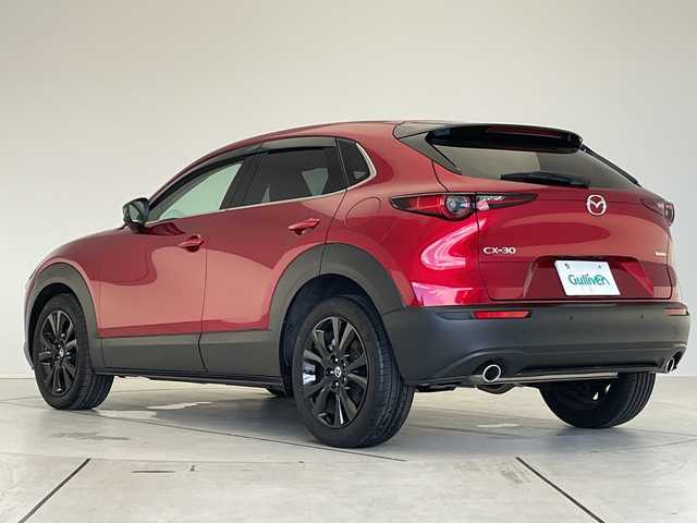 マツダ ＣＸ－３０ XD ブラックトーンエディション 愛知県 2023(令5)年 1.6万km ソウルレッドクリスタルM 純正9型ナビ　SDカードなし/全方位カメラ/レーダークルーズコントロール/バックカメラ/電動リアゲート/ヘッドアップディスプレイ/コーナーセンサー/純正アルミホイール/ブラインドスポットモニター/LEDヘッドライト/パドルシフト/オートマチックハイビーム/ドライブレコーダー/ETC/衝突軽減システム/フルセグ/CD DVD/Bluetooth/ステアリングスイッチ/スマートキー/プッシュスタート