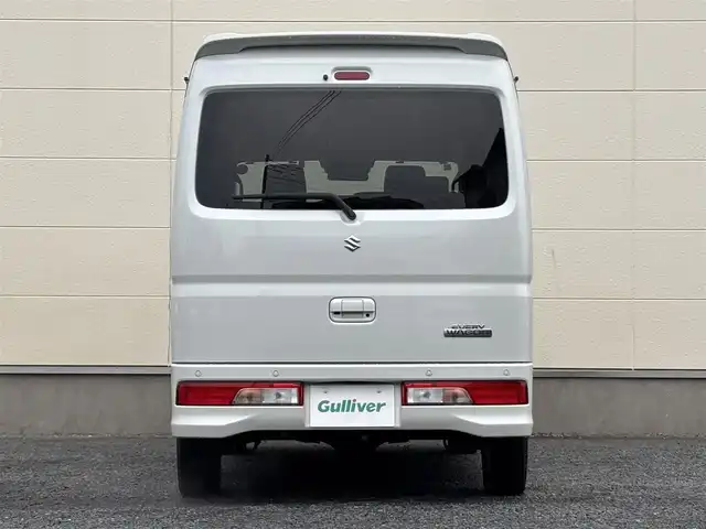 スズキ エブリィ ワゴン PZターボ スペシャル 茨城県 2020(令2)年 6.5万km パールホワイト ワンオーナー/社外メモリナビ/　(AM/FM/CD/Bluetooth/フルセグ)/バックカメラ/アルパイン後席モニター/ハイルーフ/両側パワースライドドア/レーダーブレーキサポート/誤発進抑制機能/エマージェンシーブレーキストップシグナル/ETC/LEDヘッドライト/電動オートステップ/純正14インチアルミホイール/パワーステアリング/オートライト/Wエアバック/横滑り防止装置/保証書