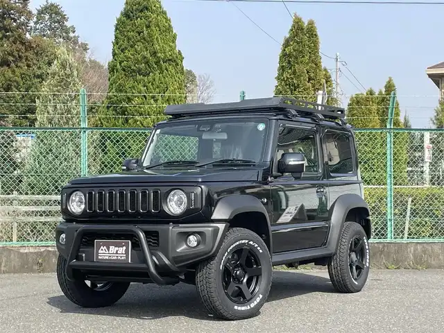 スズキ ジムニー シエラ JC 千葉県 2021(令3)年 0.7万km ブルーイッシュブラックパール3 AIS検査済み/パナソニック8インチナビ（社外）/フルセグテレビ/クルーズコントロール/ヘッドライトウォッシャー/ETC/ドライブレコーダー/バックカメラ/フロントカメラ（社外）/CL LINKルーフラック（社外）/1インチリフトアップキット（社外）/シートカバー（社外）/前席シートヒーター/衝突被害軽減ブレーキ/ヒルディセントコントロール/オートマチックハイビーム/純正LEDヘッドライト/16インチAW　ファーム　Ｊレボリューション（社外）/モンスタ　テレーングリッパー新品タイヤ（社外）/カーボンダクトグリル（社外）/ブルバー（社外）/スモークサイドマーカー（社外）/フロントカメラモニター