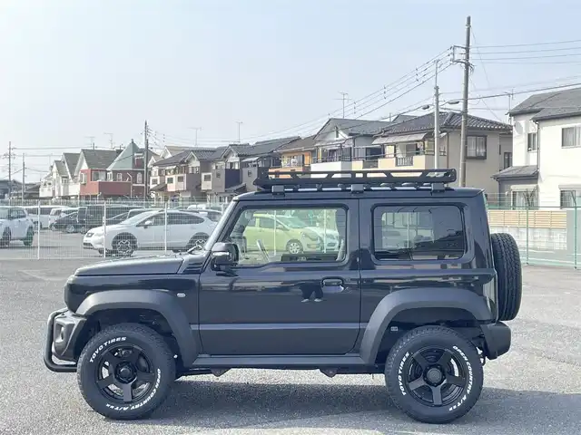 スズキ ジムニー シエラ JC 千葉県 2021(令3)年 0.7万km ブルーイッシュブラックパール3 AIS検査済み/パナソニック8インチナビ（社外）/フルセグテレビ/クルーズコントロール/ヘッドライトウォッシャー/ETC/ドライブレコーダー/バックカメラ/フロントカメラ（社外）/CL LINKルーフラック（社外）/1インチリフトアップキット（社外）/シートカバー（社外）/前席シートヒーター/衝突被害軽減ブレーキ/ヒルディセントコントロール/オートマチックハイビーム/純正LEDヘッドライト/16インチAW　ファーム　Ｊレボリューション（社外）/モンスタ　テレーングリッパー新品タイヤ（社外）/カーボンダクトグリル（社外）/ブルバー（社外）/スモークサイドマーカー（社外）/フロントカメラモニター