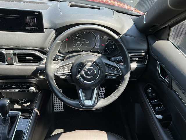 マツダ ＣＸ－５ XD エクスクルーシブモード 茨城県 2021(令3)年 2.3万km ソウルレッドクリスタルM 純正ナビゲーション/AFS/コーナーセンサー前後/センターデフロック/レーンキープアシスト/オートライト/オートマチックハイビーム/ダウンヒルアシストコントロール/フルセグTV/USB端子/パワーシート/全方位カメラ/クルーズコントロール