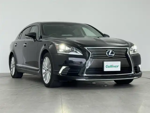 レクサス ＬＳ 600h バージョンL 愛知県 2013(平25)年 9.7万km ブラック モデリスタエアロ　/３眼ＬＥＤライト　/ナビ　/バックカメラ　/パワーシート　/シートヒーター　/エアーシート　/ステアヒーター　/アルミホイール　/パワートランク　/ＥＴＣ　/ＭＴモード　/ＵＳＢ　/ＡＵＸ　/フルセグＴＶ