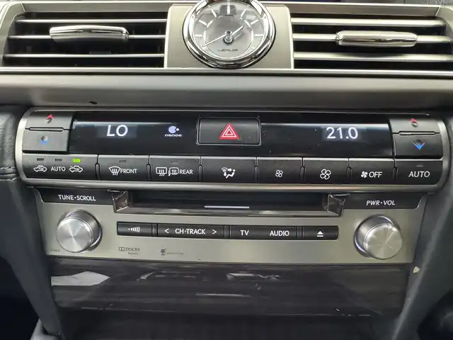 レクサス ＬＳ 600h バージョンL 愛知県 2013(平25)年 9.7万km ブラック モデリスタエアロ　/３眼ＬＥＤライト　/ナビ　/バックカメラ　/パワーシート　/シートヒーター　/エアーシート　/ステアヒーター　/アルミホイール　/パワートランク　/ＥＴＣ　/ＭＴモード　/ＵＳＢ　/ＡＵＸ　/フルセグＴＶ
