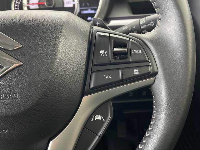 スズキ スペーシア カスタム HYBRID XS ターボ 秋田県 2023(令5)年 0.6万km ブルーイッシュブラックパール3 4WD/スズキセーフティサポート/両側パワースライドドア/パドルシフト/レーダークルーズコントロール/革巻きハンドル/ハーフレザーシート/前席シートヒーター/USB/プッシュスタート/電動格納ミラー/リアサンシェード/純正アルミホイール/コーナーセンサー/LEDヘッドライト/フォグランプ/オートライト/コーナーセンサー/スマートキー/スペアキー