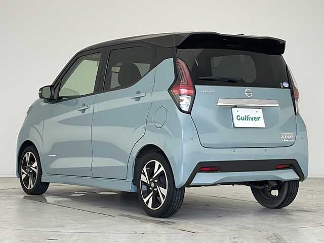 日産 デイズ ハイウェイスターG ターボ 愛知県 2020(令2)年 1.3万km アッシュブラウン/ソーダブルー 衝突軽減システム/純正9型ナビ/全方位カメラ/両側パワースライドドア/フルセグ/CD DVD/Bluetooth/バックカメラ/コーナーセンサー/純正アルミホイール/LEDヘッドライト/オートライト/ETC/ステアリングスイッチ/スマートキー/プッシュスタート